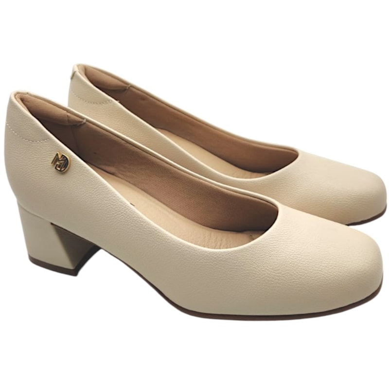 Sapato Scarpin Modare Salto Grosso Feminino-2224a81b-fede-43de-b1aa-9f8a63a0ef33