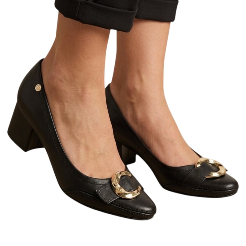 Sapato Scarpin Ramarim Salto Bloco Feminino-9fd7c7c8-99d9-4494-904a-1f4501c49079