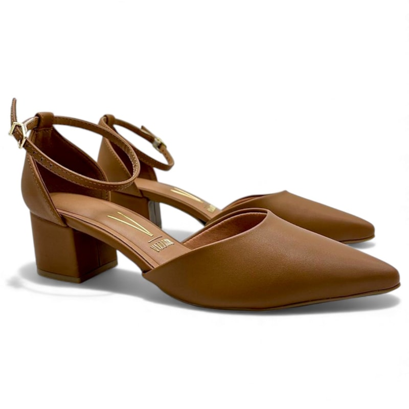 Scarpin Vizzano Salto Bloco Bico Fino Feminino-70c0a656-2b96-4efb-93be-8a97b7ec4de6
