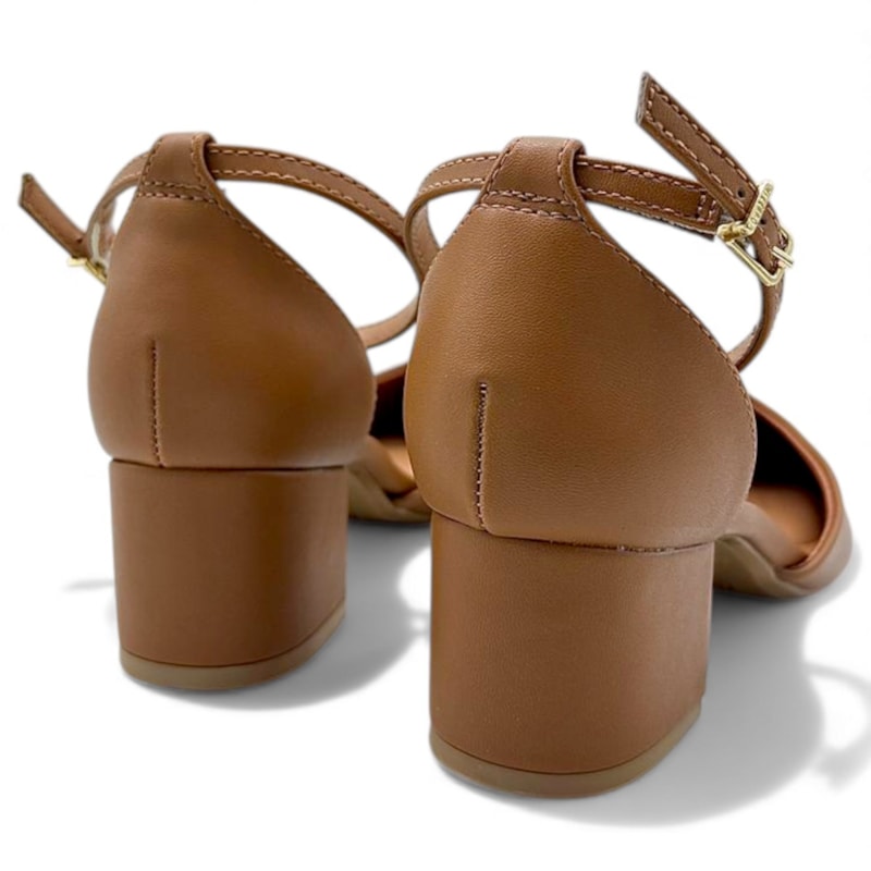 Scarpin Vizzano Salto Bloco Bico Fino Feminino-784fbffc-0756-45c7-8091-ebe276f422ad