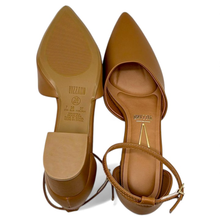 Scarpin Vizzano Salto Bloco Bico Fino Feminino-96a73be8-5b12-439b-8933-6207832f16f5