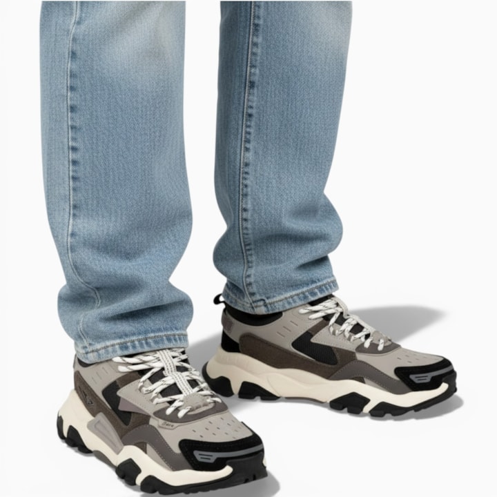 Tênis Casual Qix Trek Urban Hiking Masculino-9029e0fe-3ff9-4ef6-b8e9-8575f2037a77