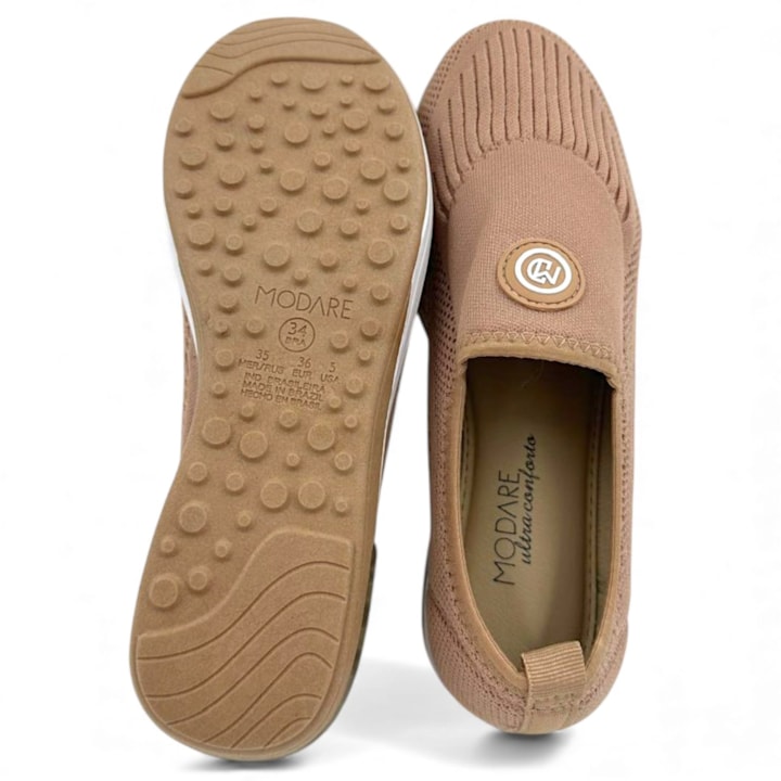 Tênis Casual Slip On Modare Ortopédico Feminino-620604a7-7a02-468e-b61d-ef7050322a91