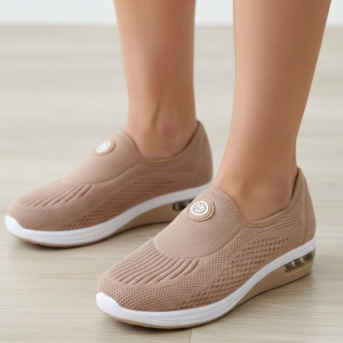 Tênis Casual Slip On Modare Ortopédico Feminino-bffb6f8d-8f02-4ede-bf40-51f457806582