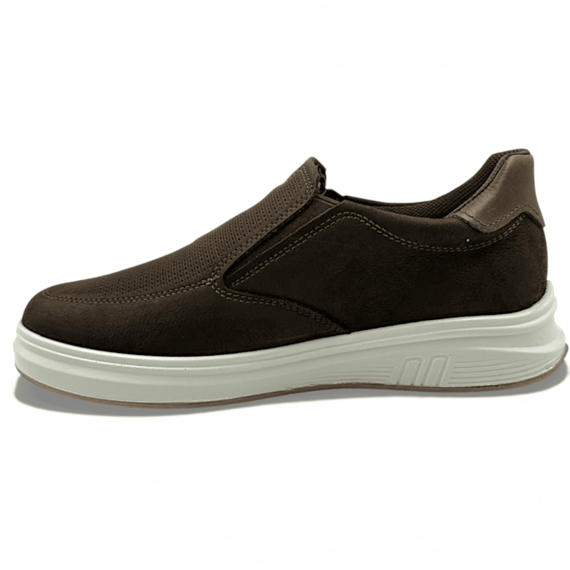 Tênis Casual Slip On Pegada em Couro Masculino-356ff088-b0a1-48d8-b55a-224bd4eac6da