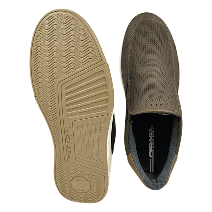 Tênis Casual Slip On Pegada em Couro Masculino-1d113131-792e-434c-a953-a69dd1dcea90