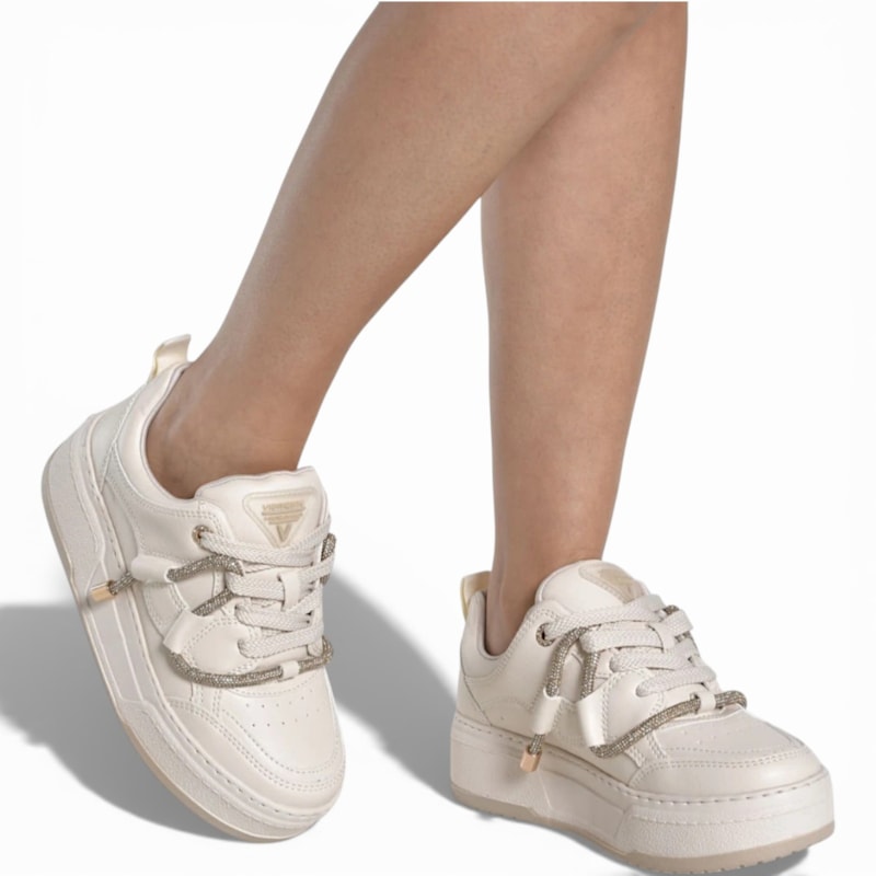 Tênis Casual Via Marte Feminino-58d3c5fe-64e4-4bfa-8286-80d92c1a00b5
