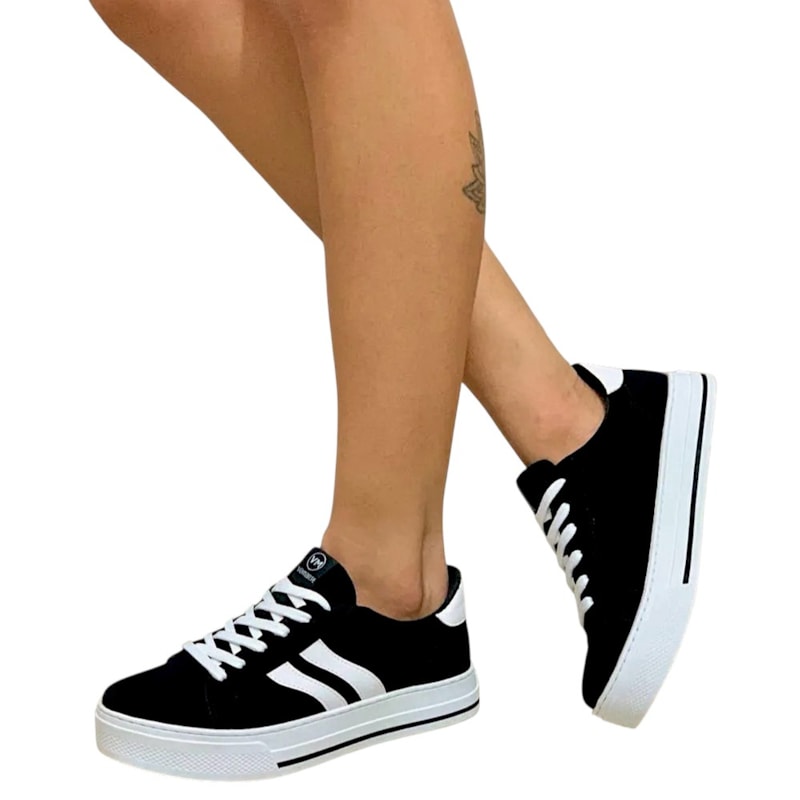 Tênis Casual Via Marte Feminino-260d6307-3bf7-4e6b-b8a4-e7a41fd6f597