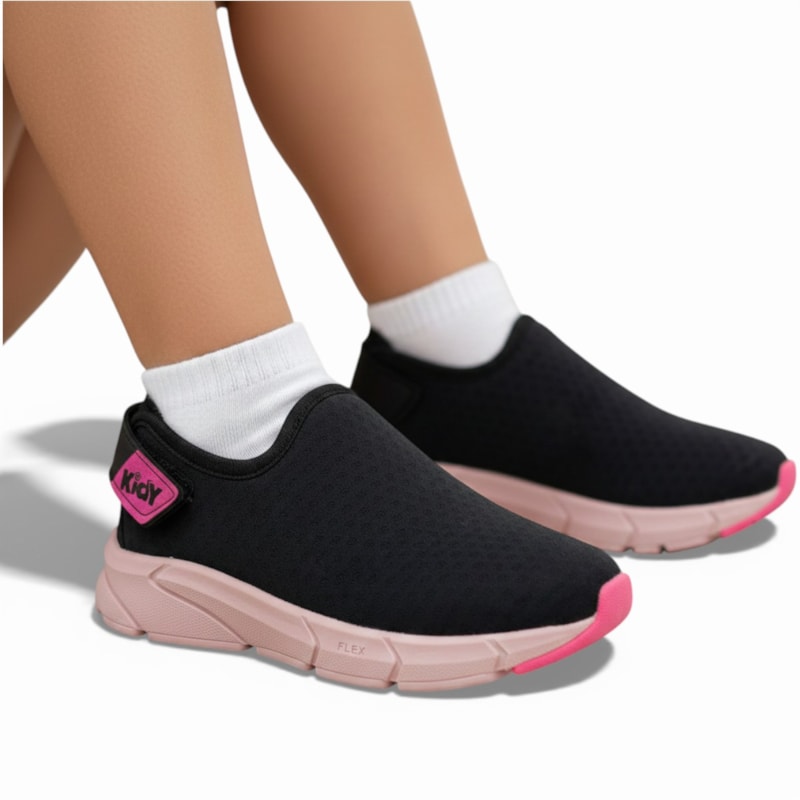 Tênis Kidy Calce Fácil Infantil Feminino-7be995f3-31fe-4d88-9274-f44c1ec5a0f1