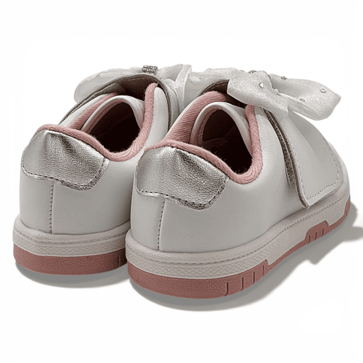 Tênis Molekinha Com Laço Brilho Infantil Feminino-b3d4a2be-499c-4a62-9e7c-5c7b60ae6568