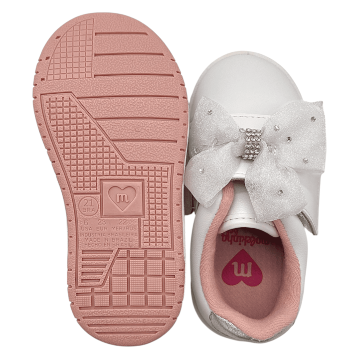 Tênis Molekinha Com Laço Brilho Infantil Feminino-5e70799f-43a9-4b9f-a93d-3f87e2a74870
