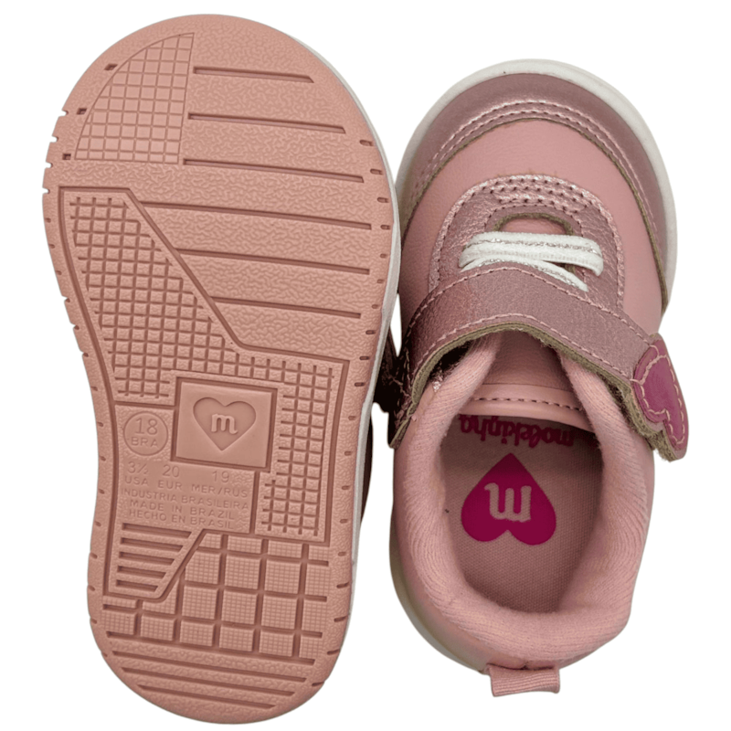 Tênis Molekinha Com Velcro Infantil Feminino-4ed27643-6059-4877-9d50-2ab95addb375
