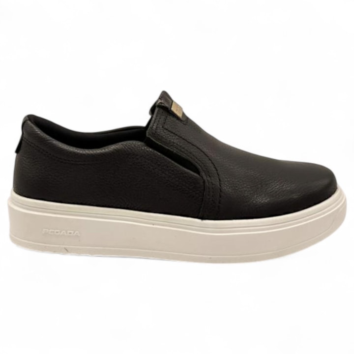 Tênis Slip On Casual Pegada em Couro Feminino-a3fc94ac-7552-4045-aedd-faf3578177dc