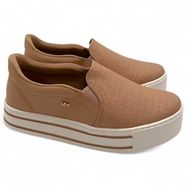 Tênis Slip On Casual Via Marte Feminino-14b471c8-6a4d-4daf-89c4-021e5519d207