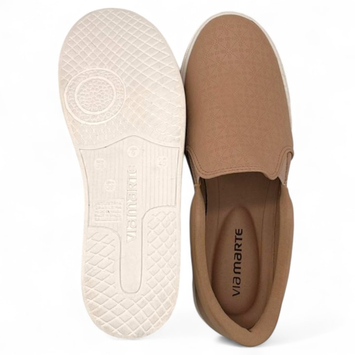 Tênis Slip On Casual Via Marte Feminino-d062626c-6d21-40c1-9099-66d9928db6ca