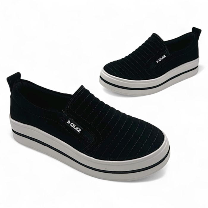 Tênis Slip On Quiz Feminino-23031943-ff3c-4c2f-8b0a-d7d358162dae